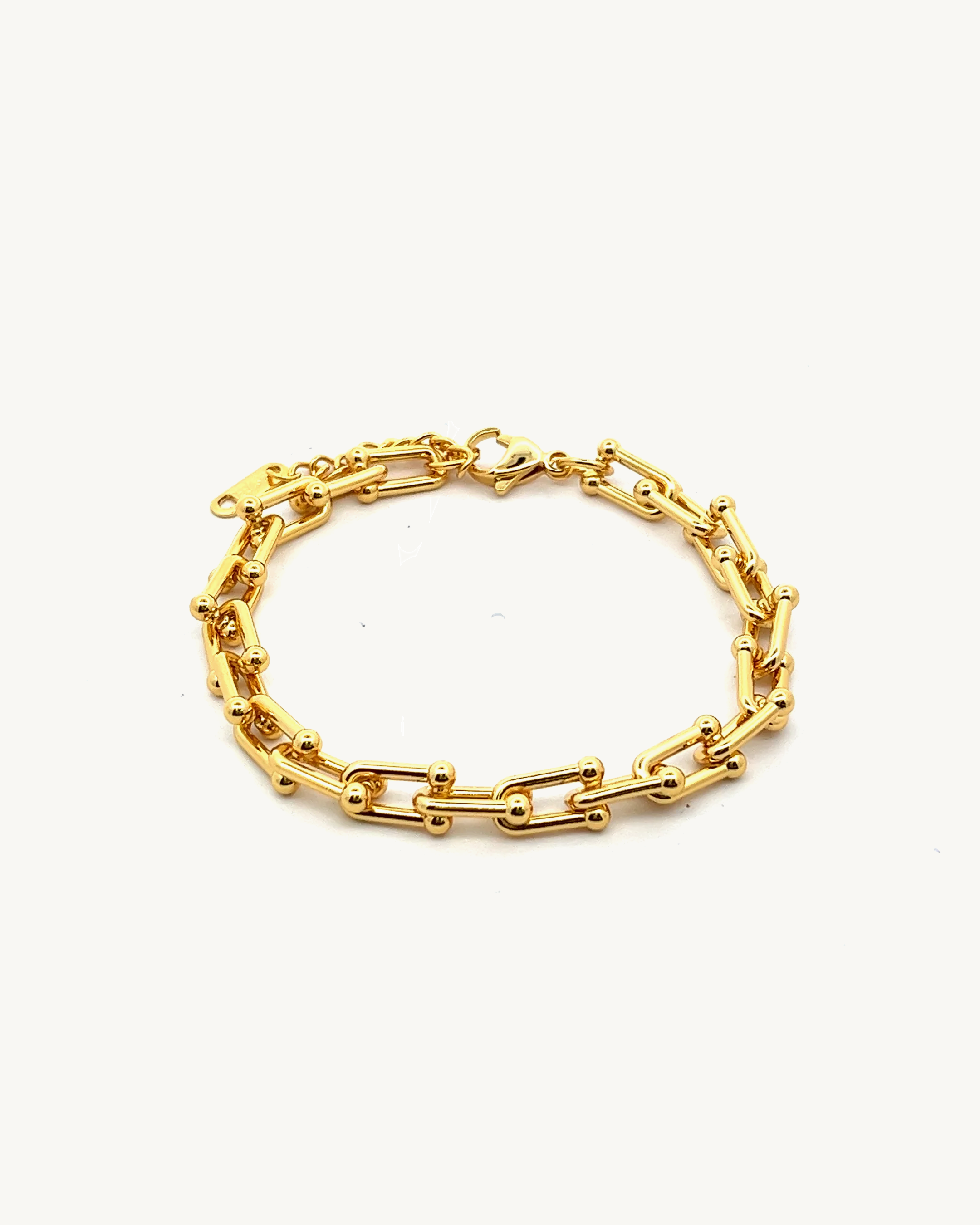 CELESTE™ Elongated Link Bracelet – Gold