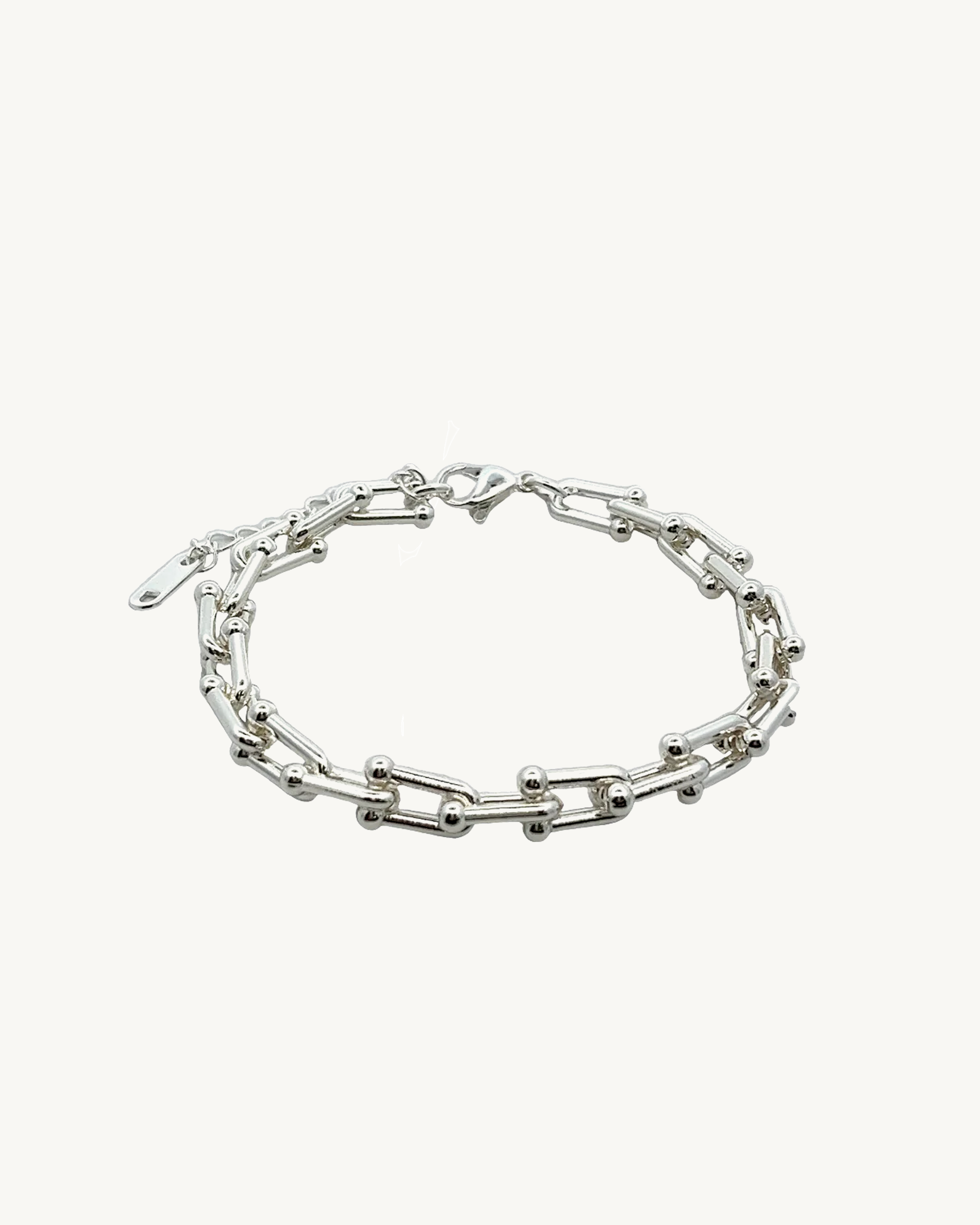 CELESTE™ Elongated Link Bracelet – Silver