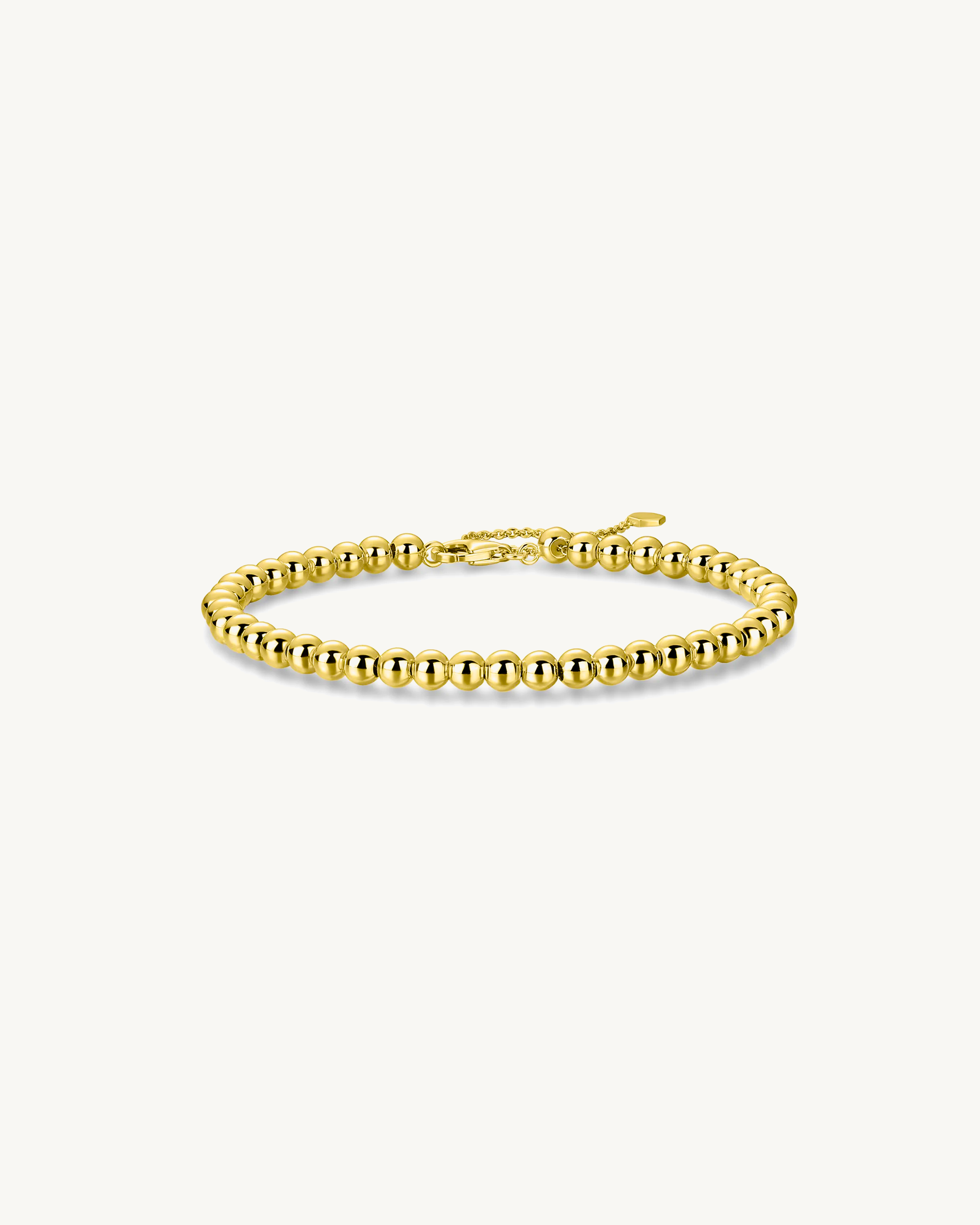 CELESTE™ Signature Beaded Slider Bracelet – Gold