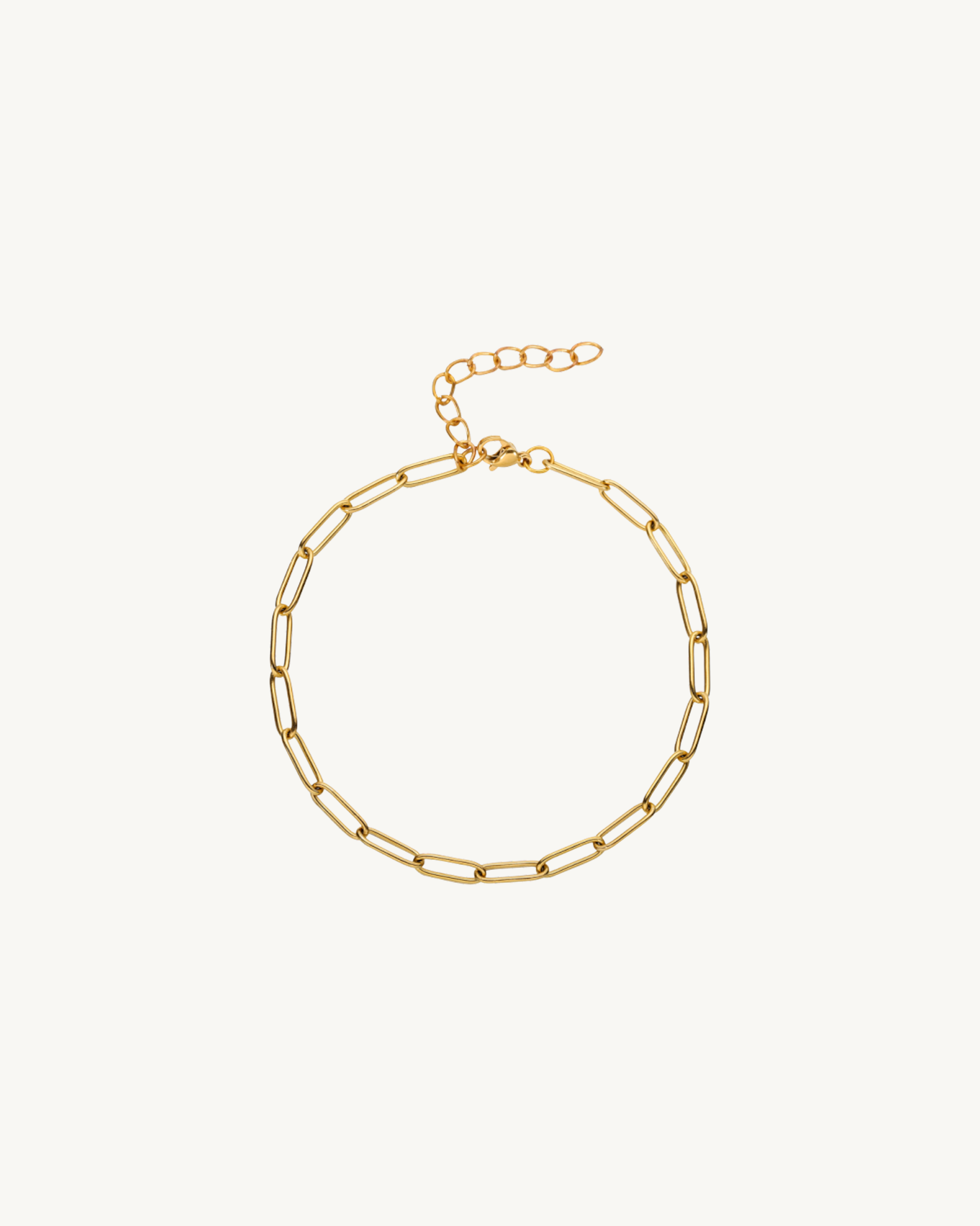 CELESTE™ Paperclip Chain Bracelet – Gold
