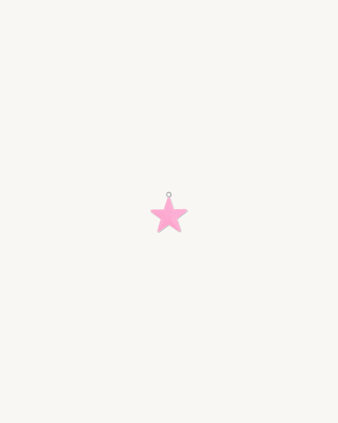Mini Star Charms - Light Pink