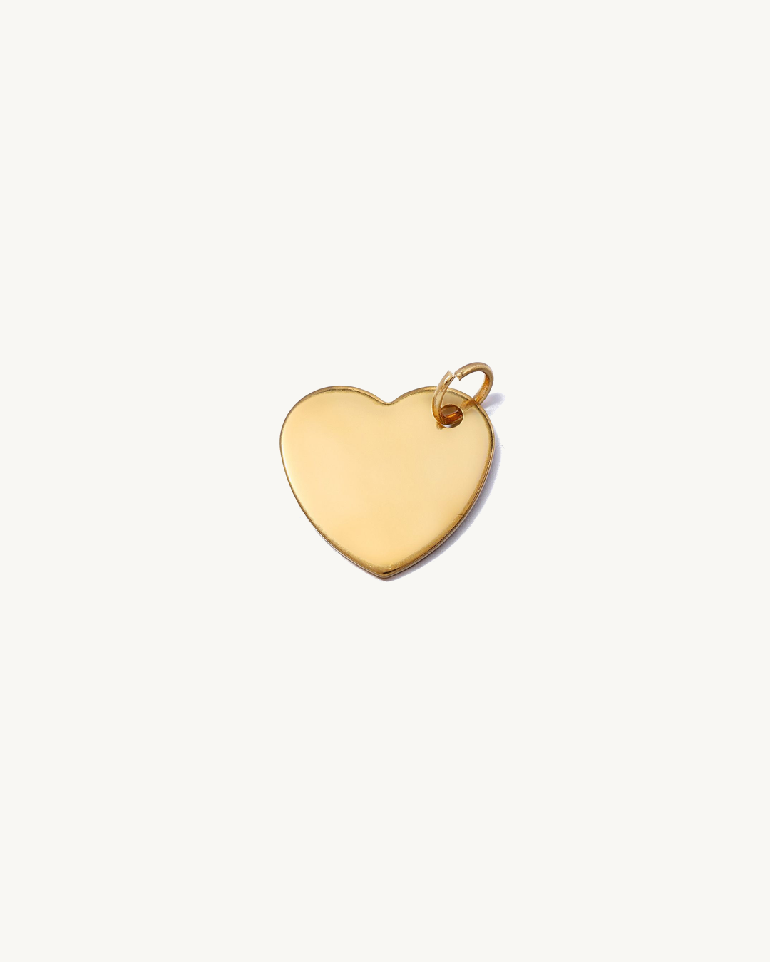 Engravable Heart Charms - Gold | 14mm
