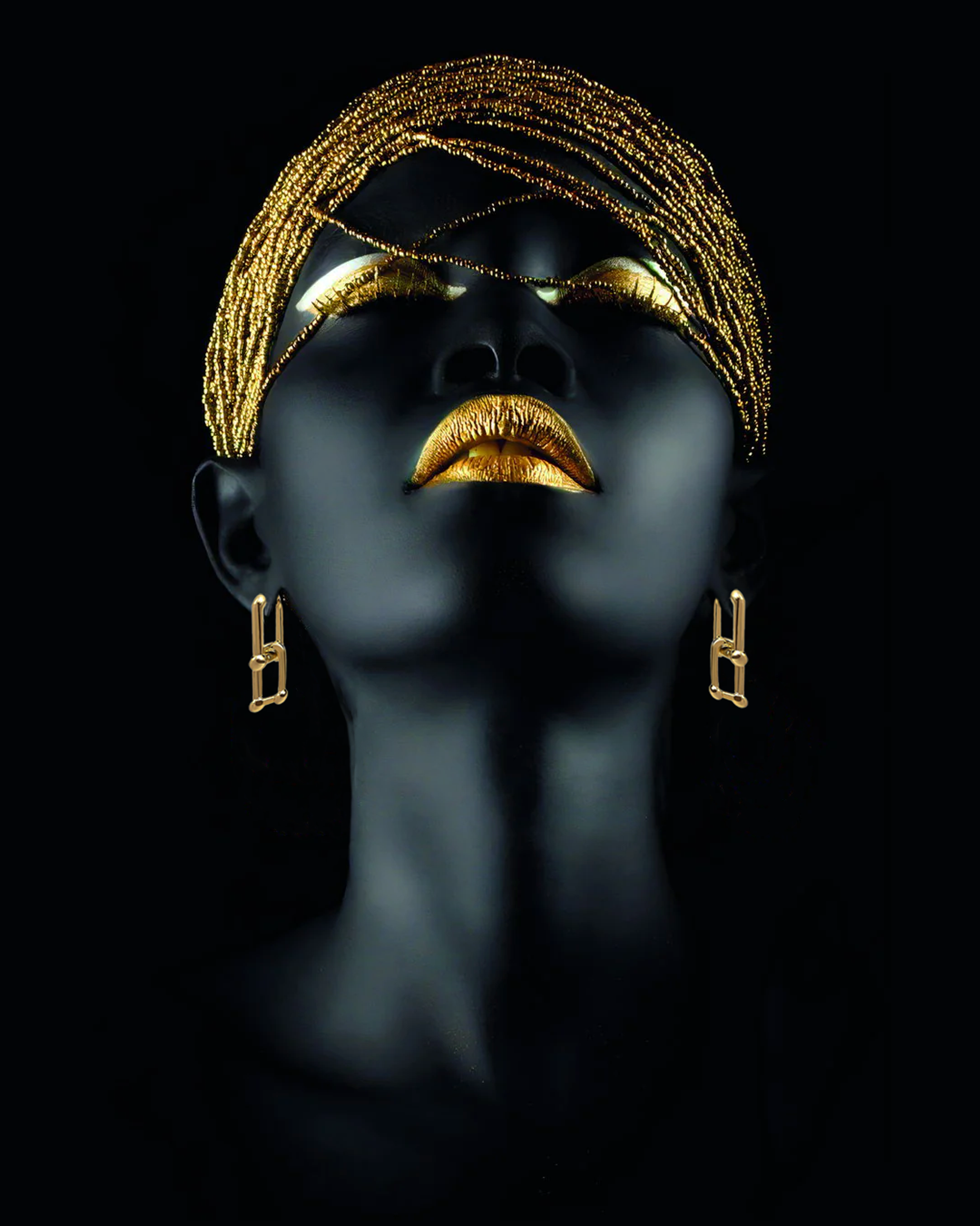 CELESTE™ Linké Double Hoops Earrings - 18K Silver Vermeil