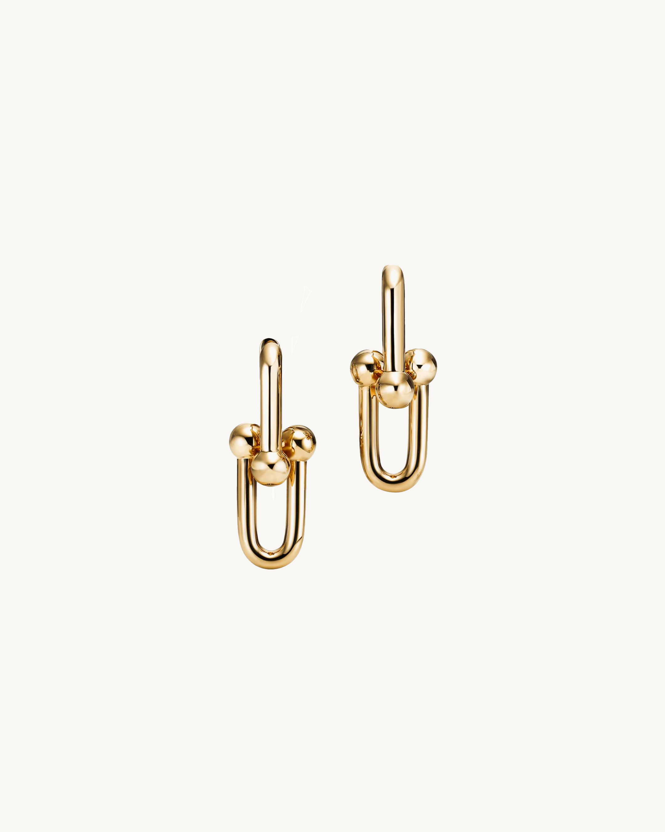 CELESTE™ Linké Double Hoops Earrings - 18K Gold Vermeil