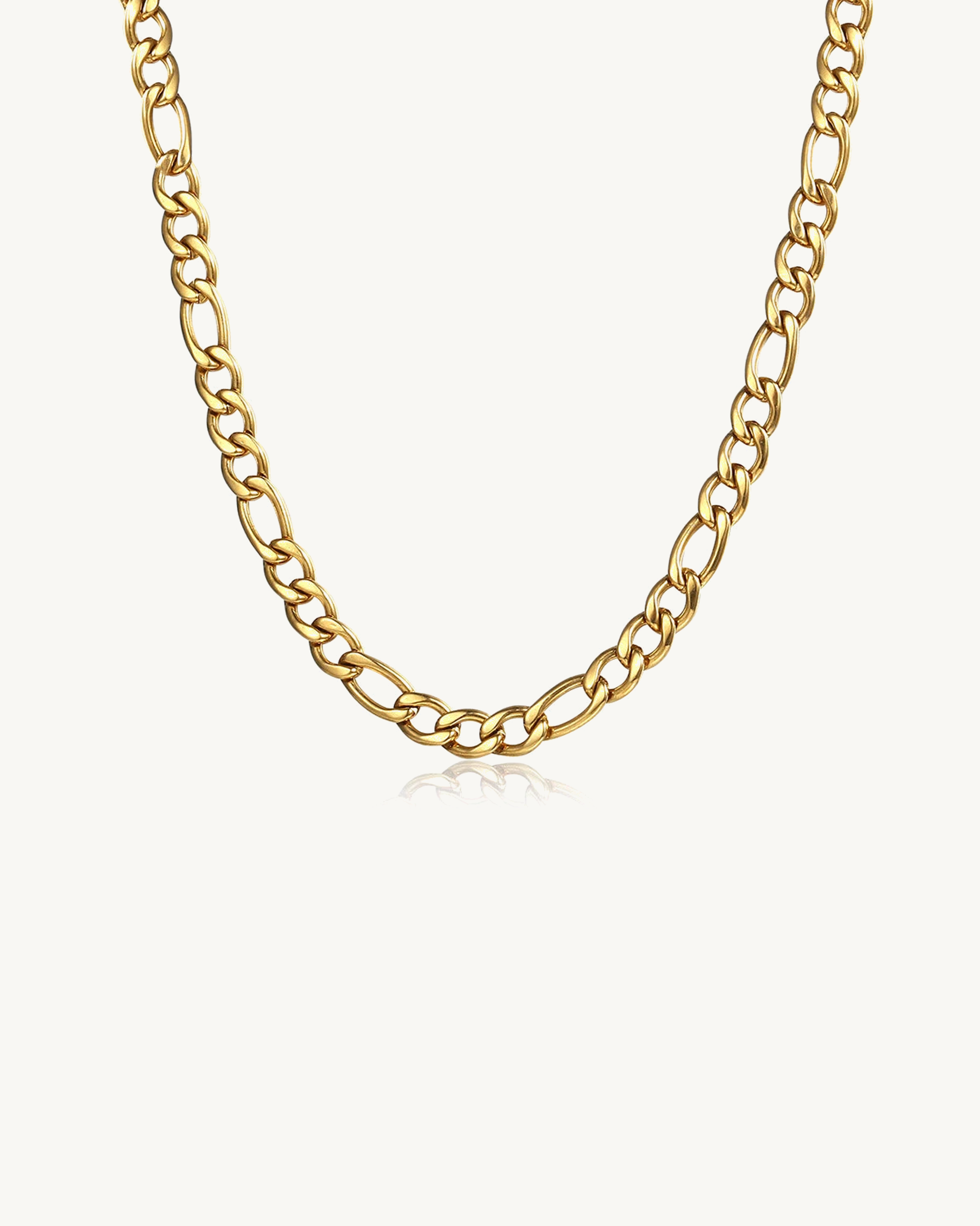 Figaro Chain 6.5mm - Gold