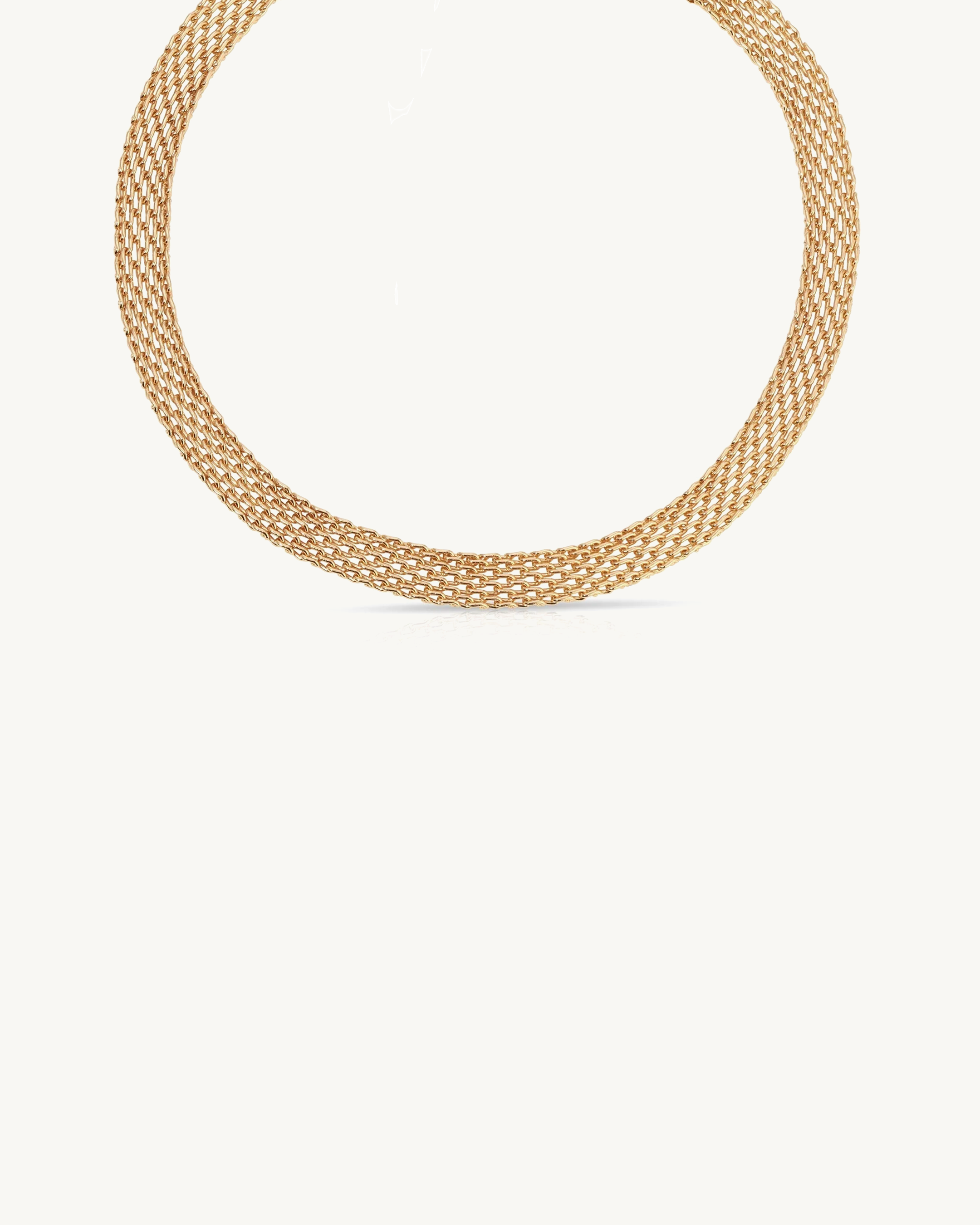 AUREUS™ Mesh Choker Necklace - Gold