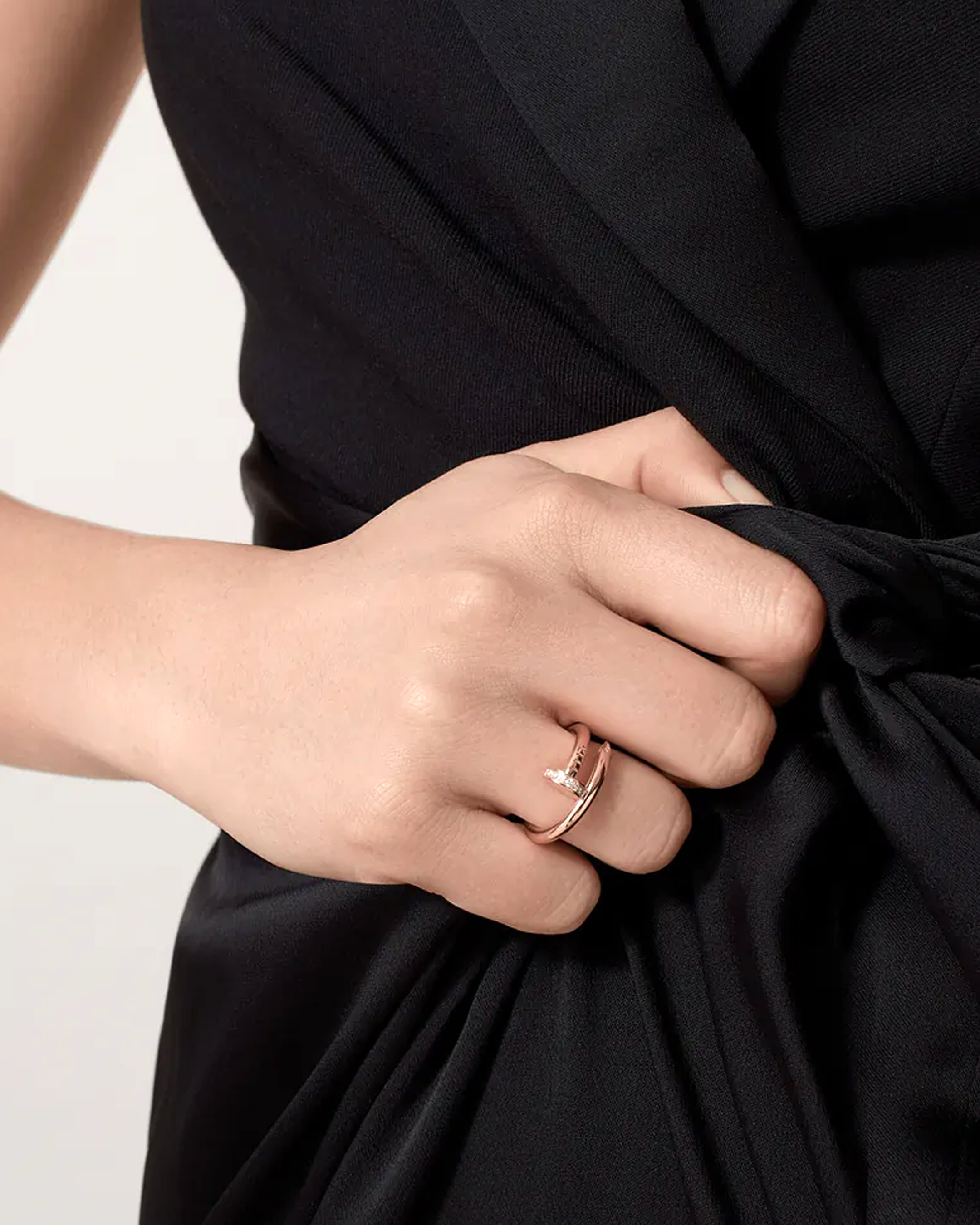 TORQUE™ Spiral Wrap Stackable Ring - Silver