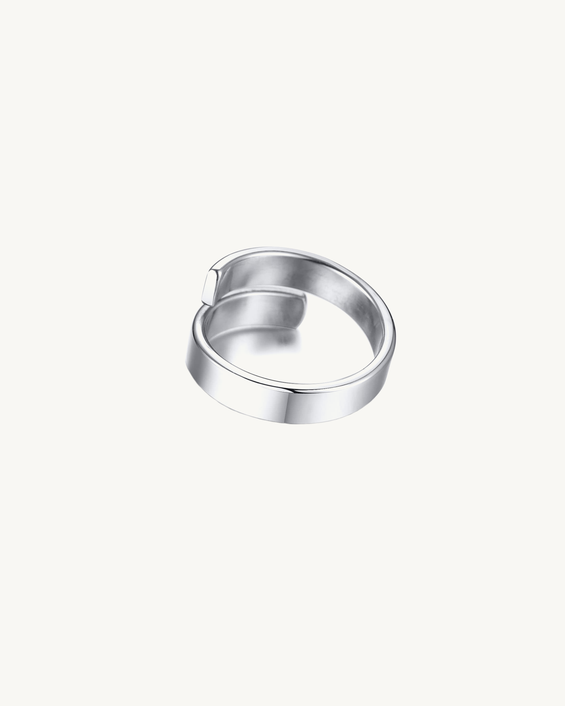 NEXUS™ Open Flow Band Ring - Silver