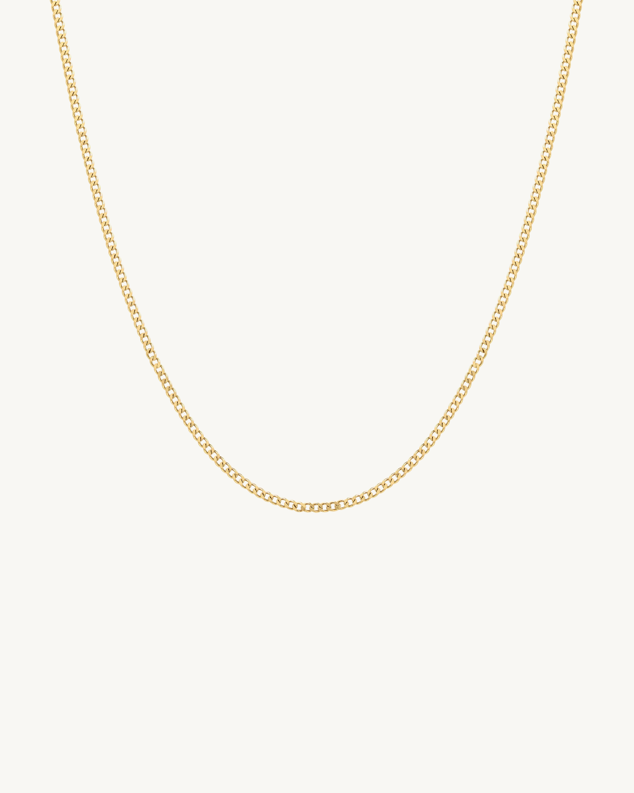Curb Chain 2.2mm - Gold