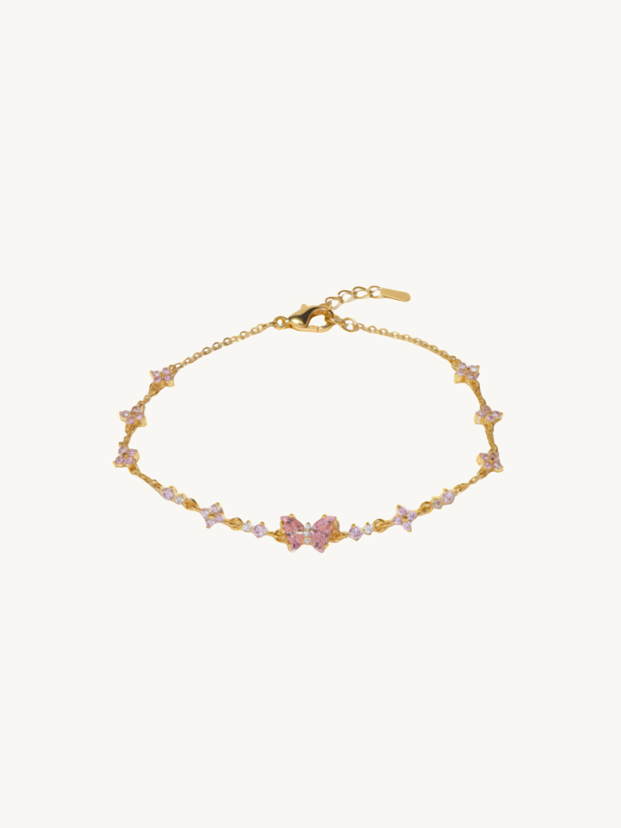CELESTE™ Rosé Butterfly Bracelet