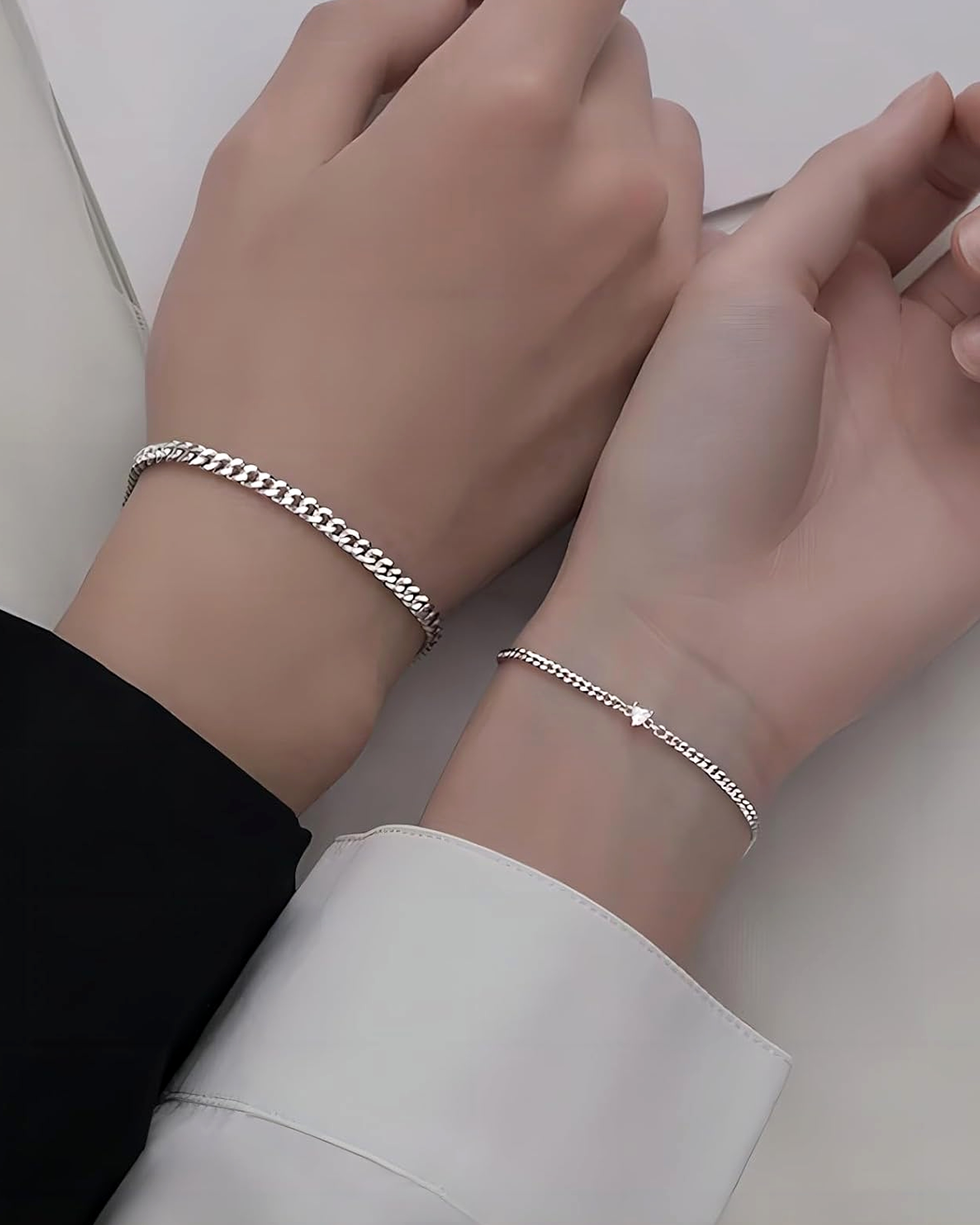 Bonded™ Flat Curb Chain Permanent Bracelet Kit - Silver