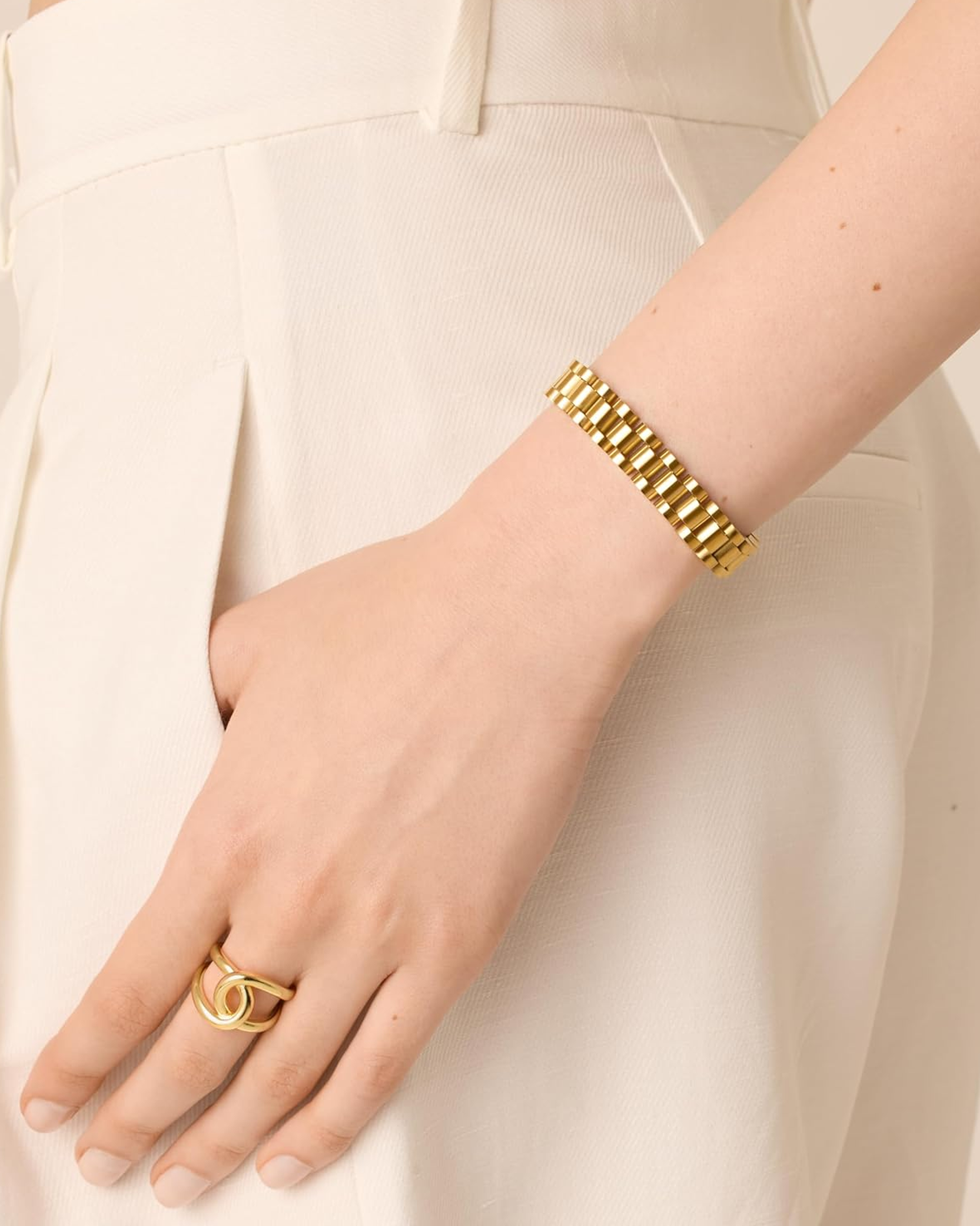 AUREUS™ Heirloom Link Bracelet – Gold