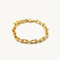 CELESTE™ Elongated Link Bracelet – Gold