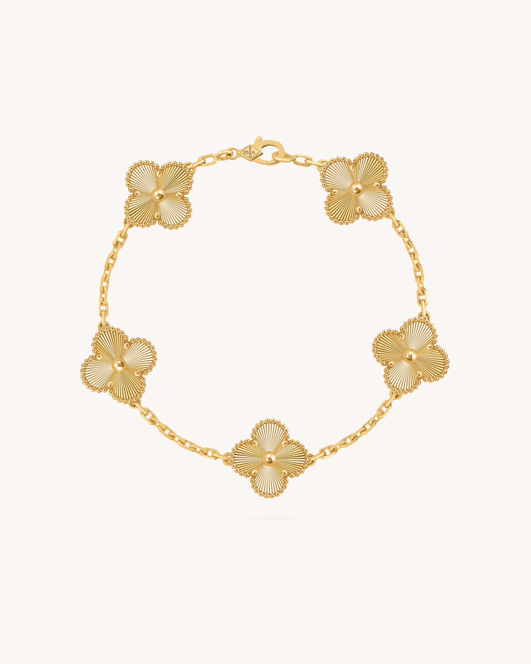 NOIR™ Clover Cable Chain Bracelet - Gold