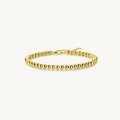 CELESTE™ Signature Beaded Slider Bracelet – Gold