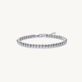 CELESTE™ Signature Beaded Slider Bracelet – Silver