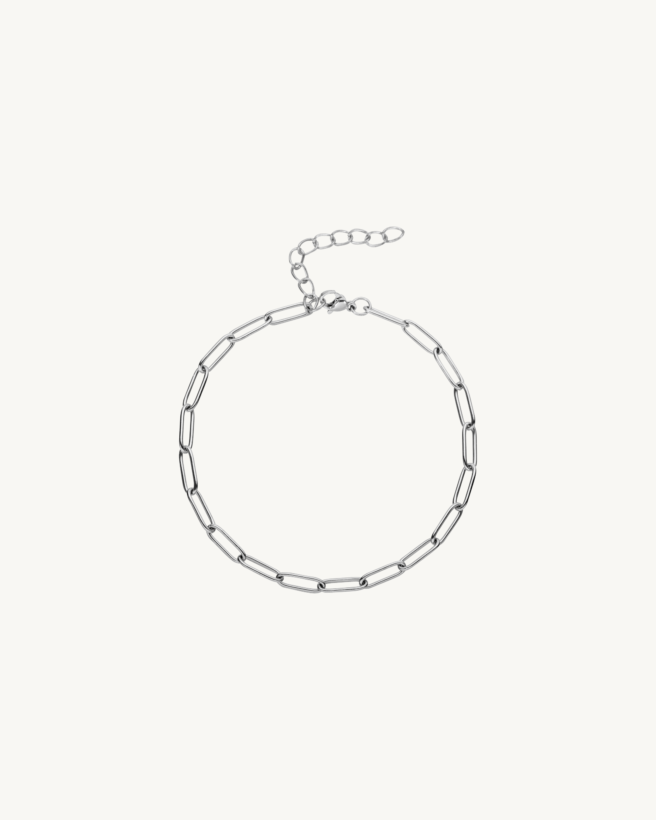 CELESTE™ Paperclip Chain Bracelet – Silver