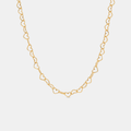 Heart Link Chain - Gold