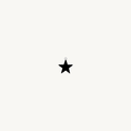 Mini Star Charms - Black