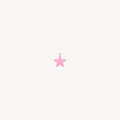 Mini Star Charms - Light Pink