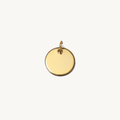 Engravable Round Disc Charms - Gold | 12mm