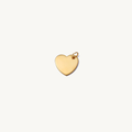 Engravable Heart Charms - Gold | 7mm