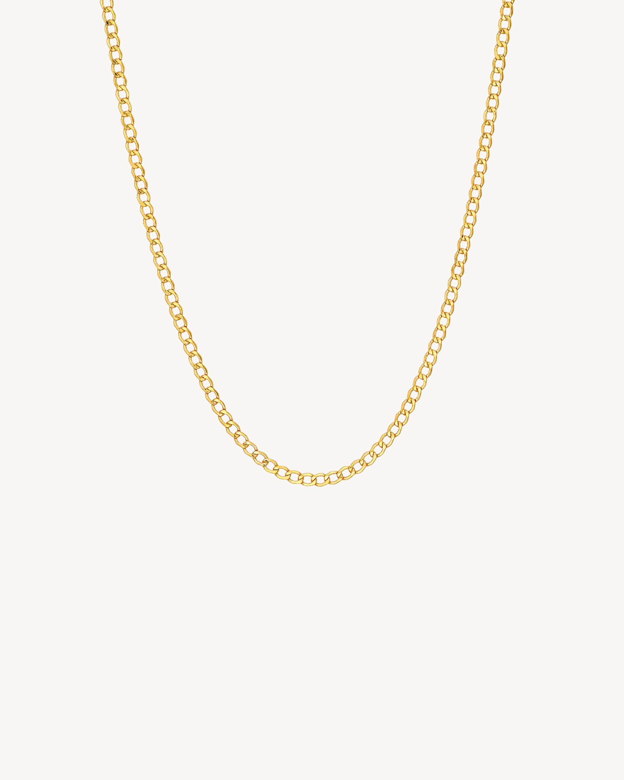 Curb Chain 2.7mm - Gold