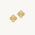NOIR™ Clover Stud Earrings - Gold