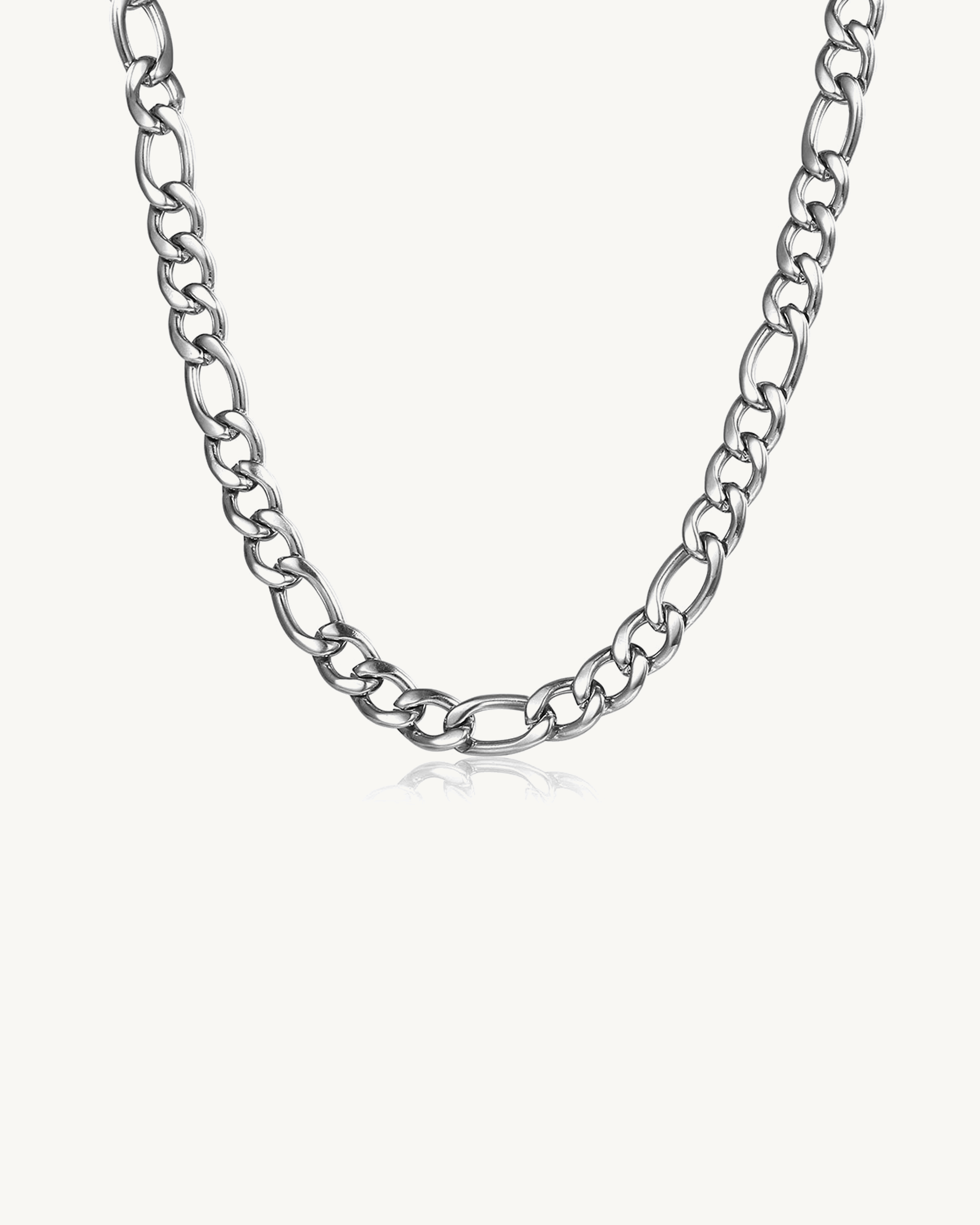 Figaro Chain 6.5mm - Silver