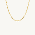 Paperclip Chain 4mm - Gold