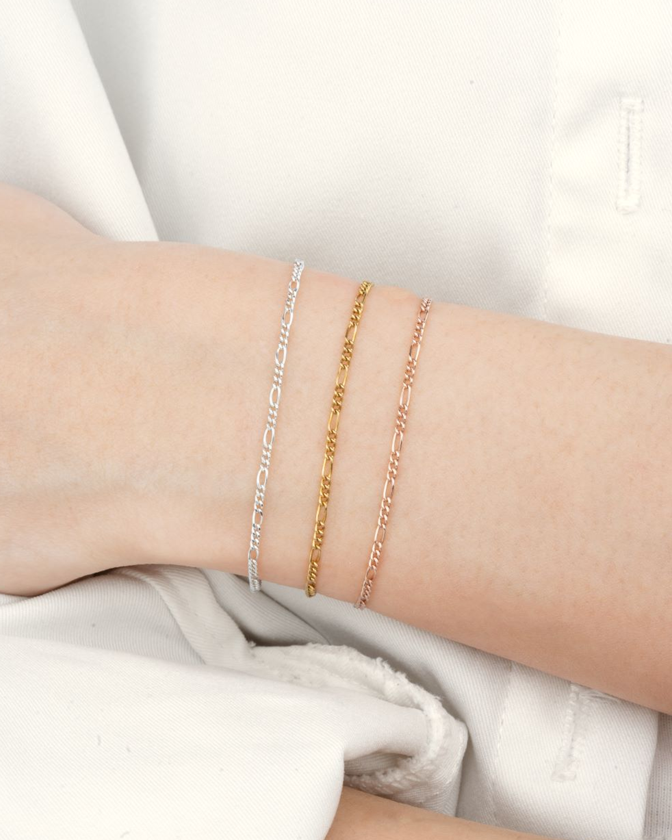 Foreva™ Figaro Permanent Jewellery Chain - Gold