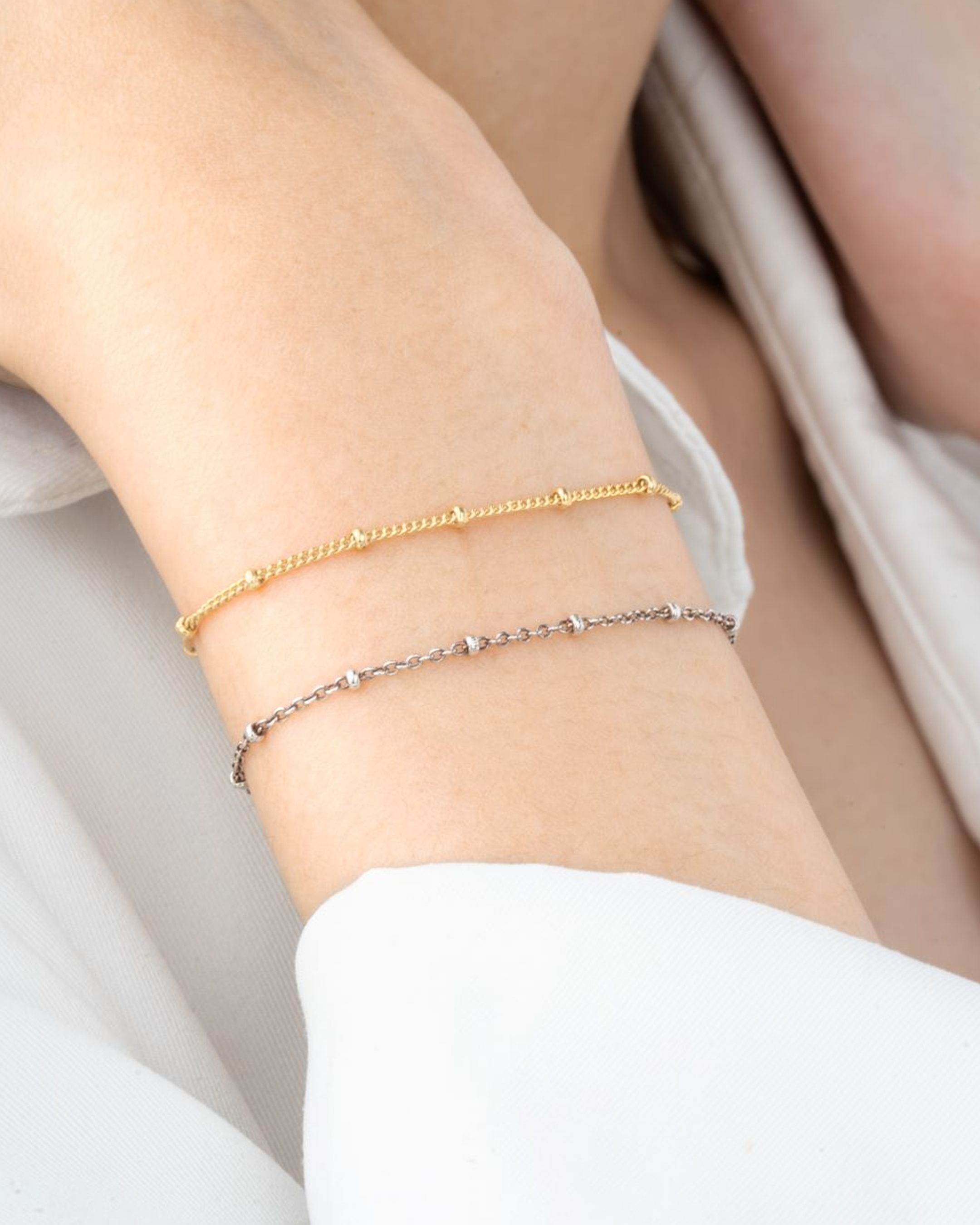 Foreva™ Satellite Permanent Jewellery Chain - X~Small Silver