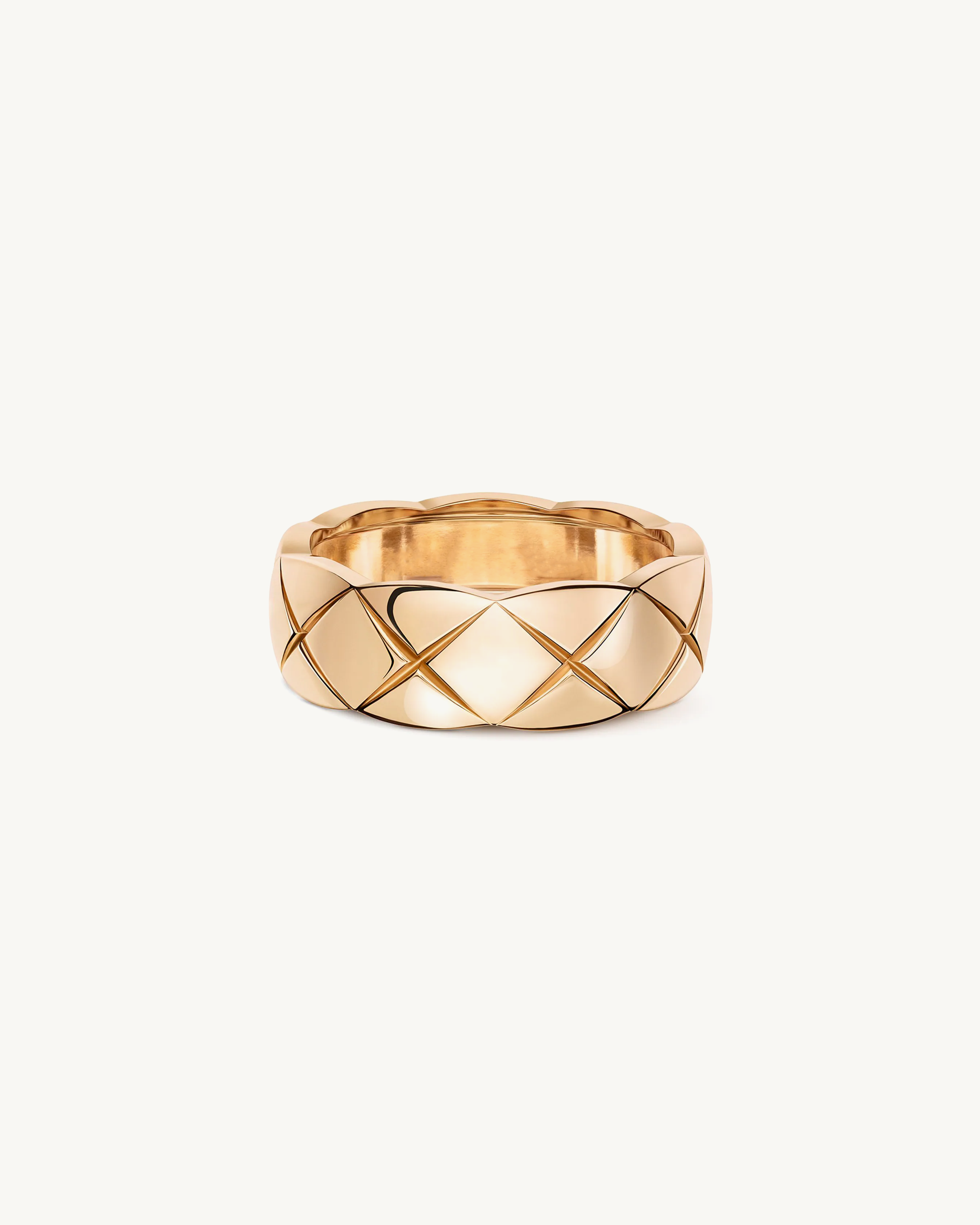 AUREUS™ Quilted Band Ring - Gold