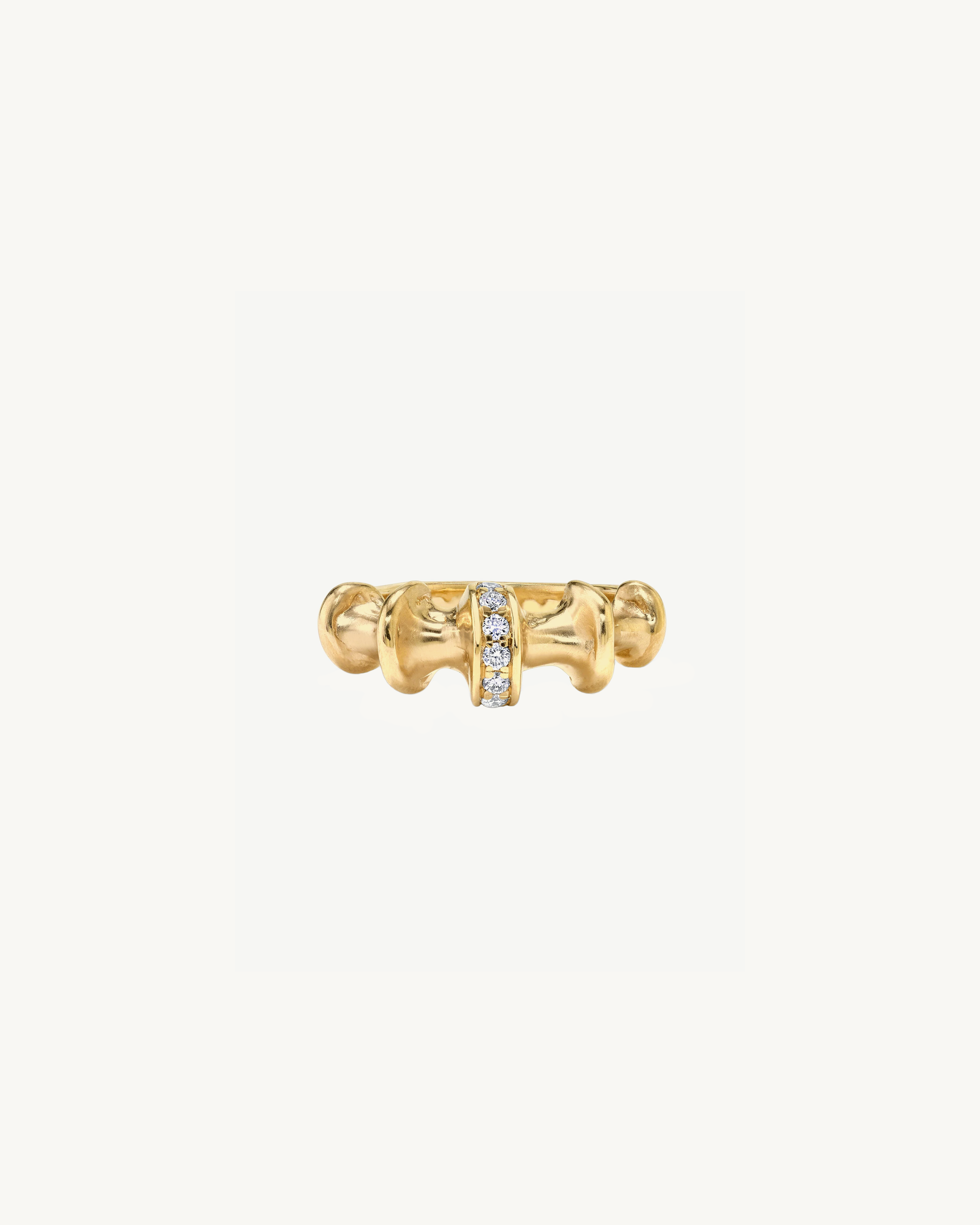 CHRONA™ Pavé Statement Ring - Gold