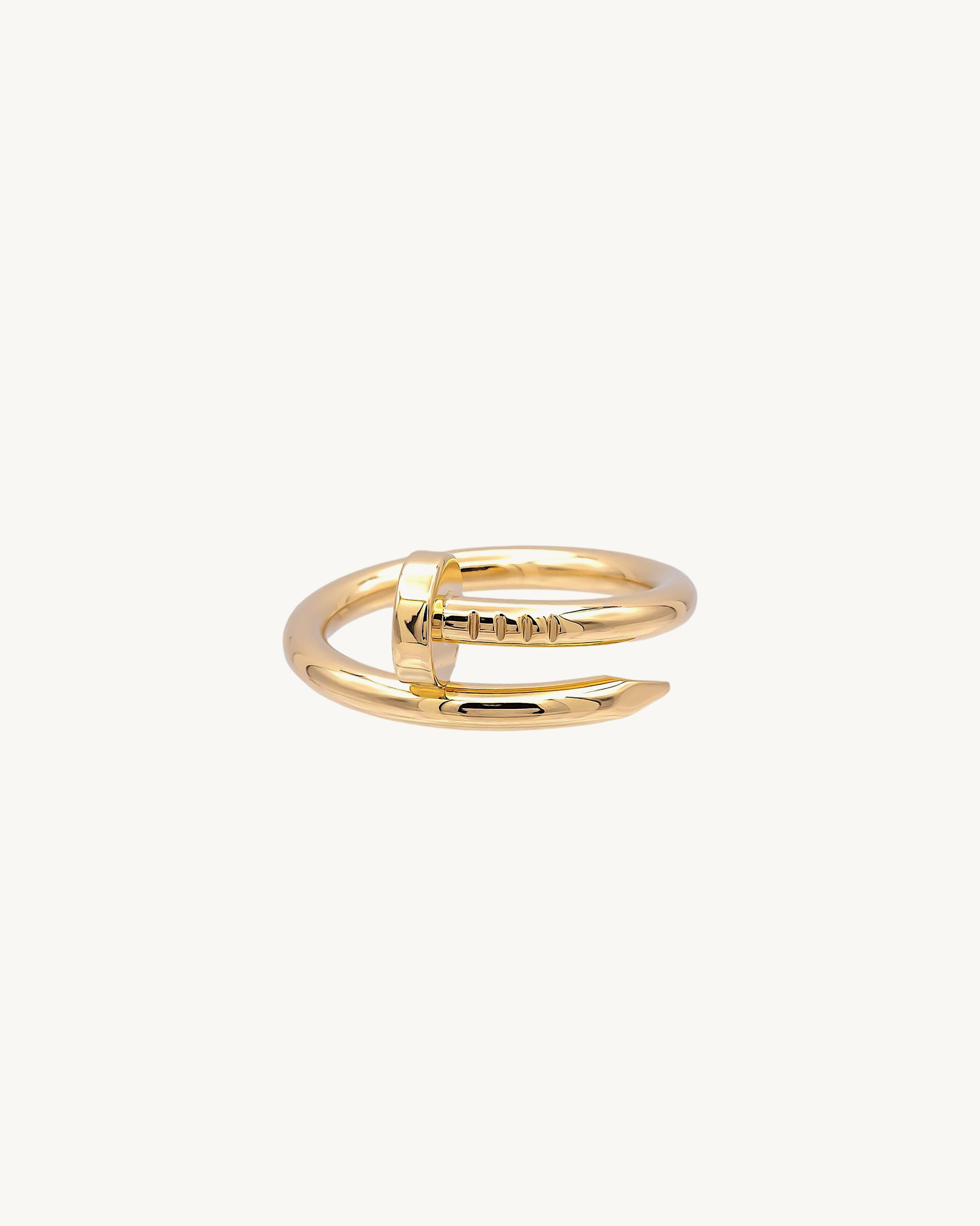 TORQUE™ Spiral Wrap Stackable Ring - Gold