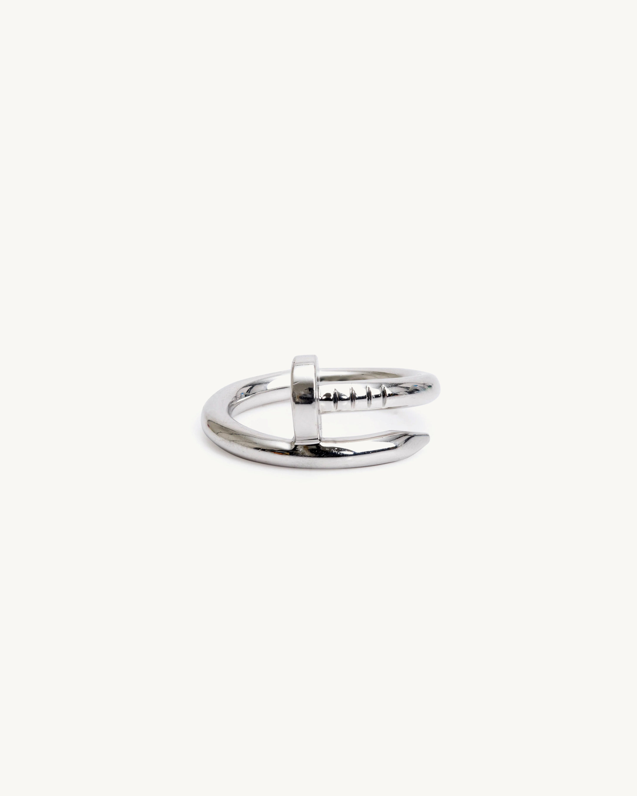 TORQUE™ Spiral Wrap Stackable Ring - Silver