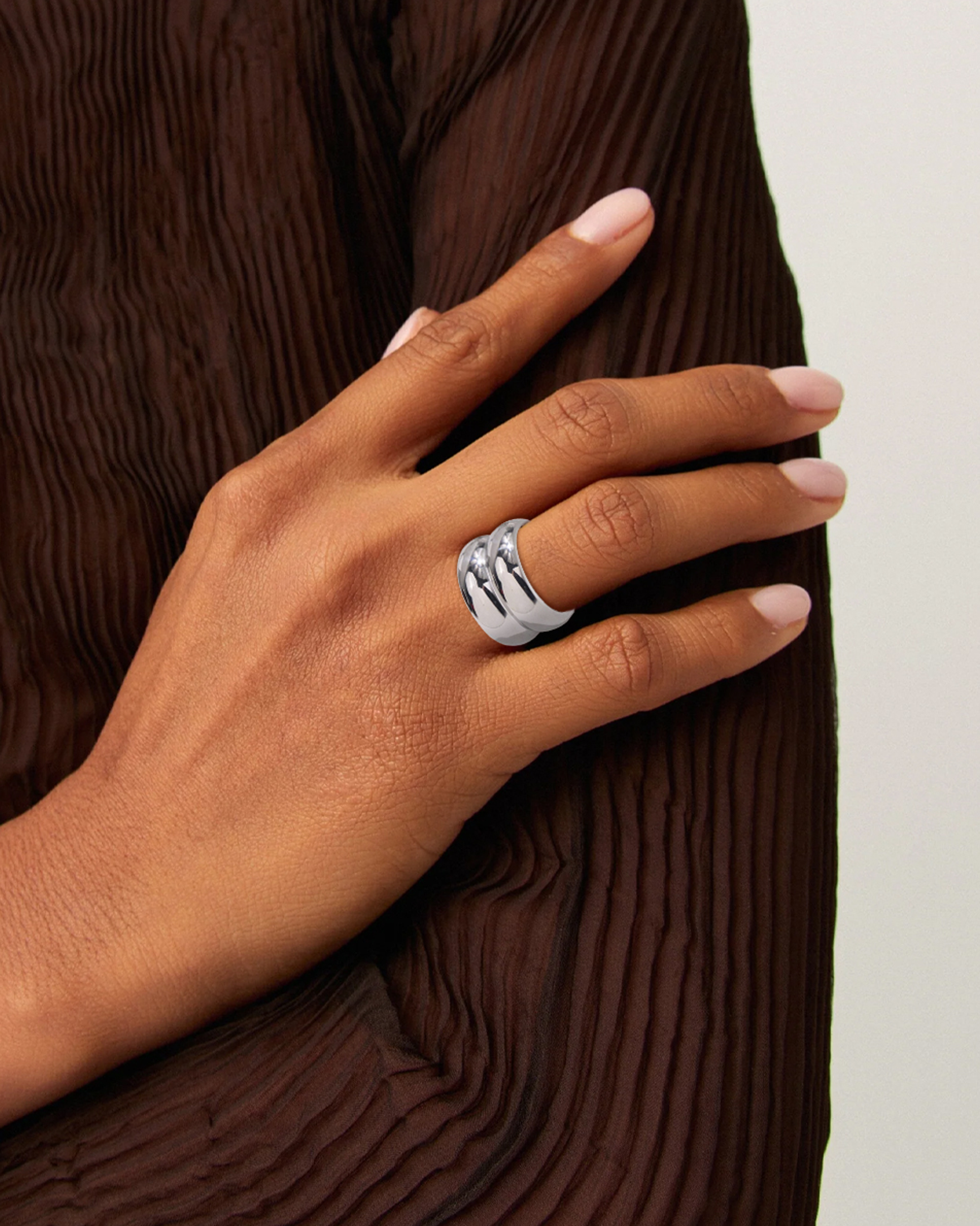 NEXUS™ Dome Statement Ring - Silver