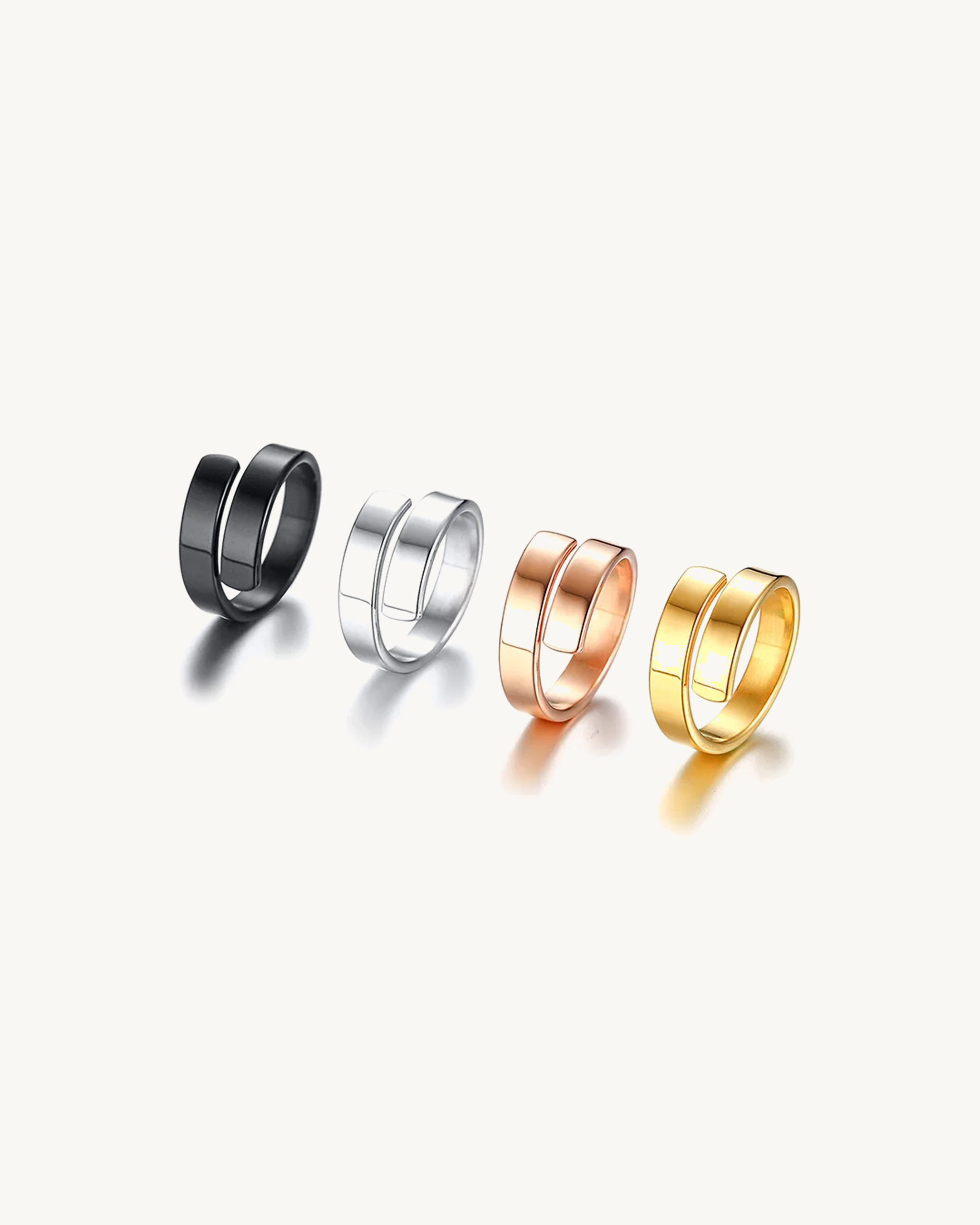 NEXUS™ Open Flow Band Ring - Gold