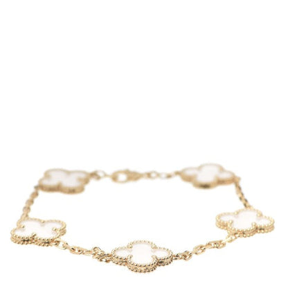 Clear Crystal Clover Bracelet