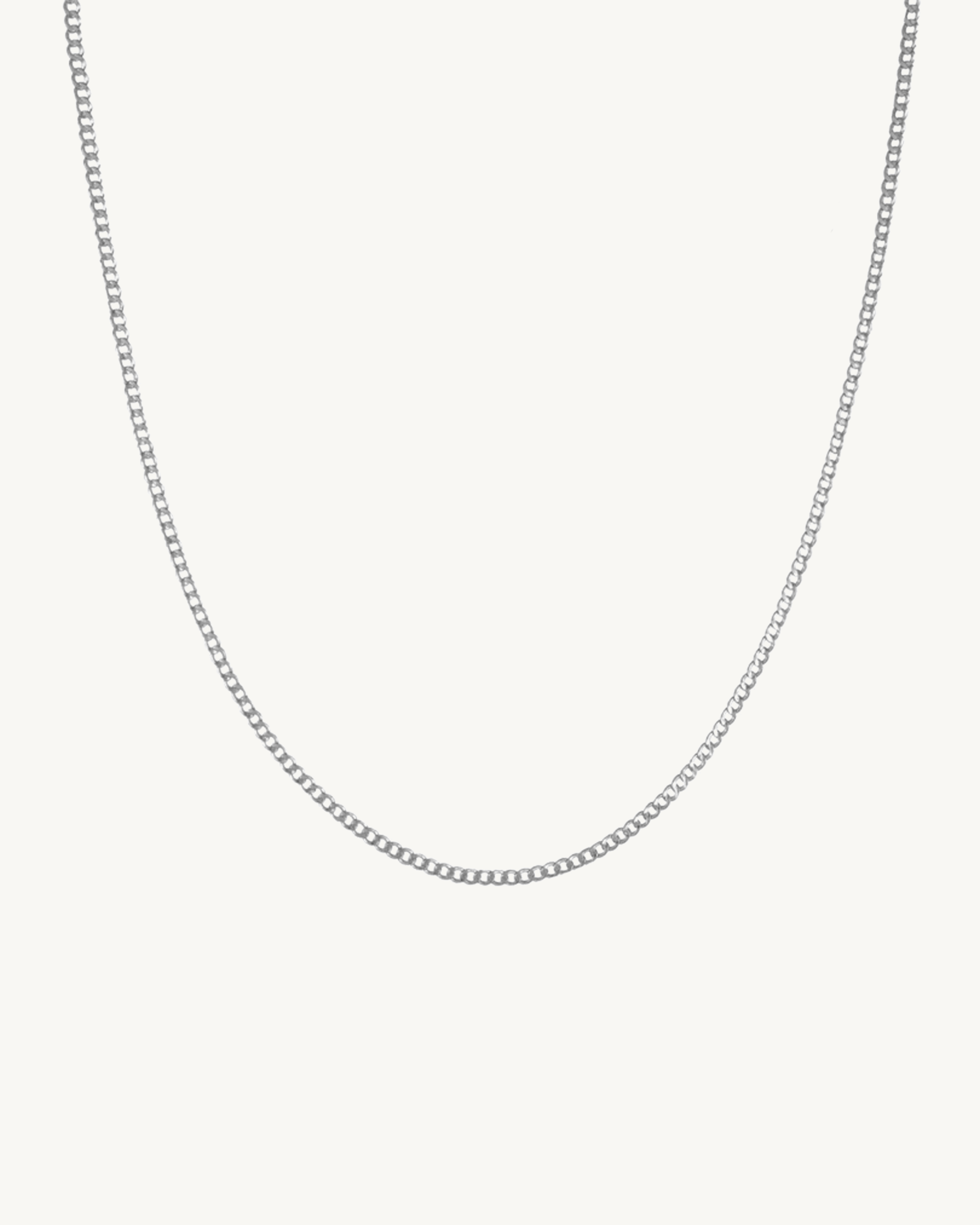 Curb Chain 2.2mm - Silver